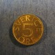 Монета 5 оре, 1981-1984, Швеция