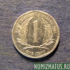 Монета 1 цент, 2002-2013, Восточные Карибы
