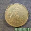 Монета 25 центов, 1989,1992,200, Сейшелы