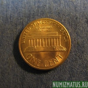 Монета 1 цент, 1982-2008, США
