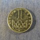 Монета 1 коруна, 1993-2000, Чехия