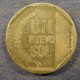 Монета 1 новый соль, 2007, Перу