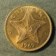 Монета 1  цент, 1966-1969, Багамы