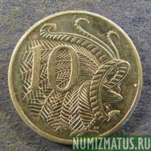 Монета 10 центов, 1999-2016, Австралия