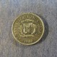 Монета 10 центавос, 1989-1991, Доминиканская республика