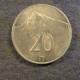 Монета 20 гелеров, 1993-2003, Словакия