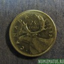 Монета 25 центов, 1979-1989, Канада