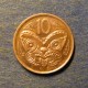 Монета 10 центов, 2006-2012, Новая Зеландия