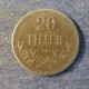 Монета 20 филлер, 1914-1922, Венгрия