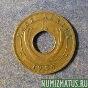 Монета 1 цент, 1954-1962, Восточная Африка