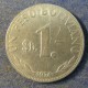Монета 1 боливийский песо, 1968-1980, Боливия