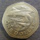 Монета 1 доллар, 1973-1986, Барбадос