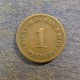 Монета 1 пфенинг, 1901-1916, Германская Империя
