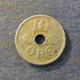 Монета 10 оре, 1929-1947, Дания