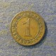 Монета 1 рентенпфенинг, 1923-1924, Веймарская республика