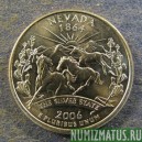Монета 25 центов, 2006, США  (Nevada)