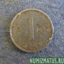 Монета 1 марка, 1952-1953, Финляндия
