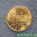 Монета 1 цент, 2009 , США