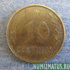 Монета 10 сантимов, 1930, Люксембург