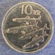 Монета 10 крон, 1996-2000, Исландия