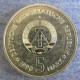 Монета  5 марок, 1990 А, ГДР
