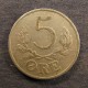 Монета 5 оре , 1941, Дания