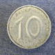 Монета 10 пфенингов, 1952 А/E-1953 А/Е, ГДР