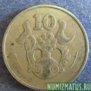 Монета 10 центов, 1983, Кипр