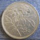 Монета 25 центов , 1991-1998,  Мальта
