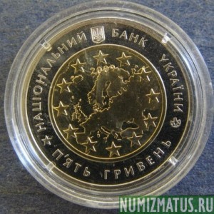 Монета 5 гривен, 2009, Украина 