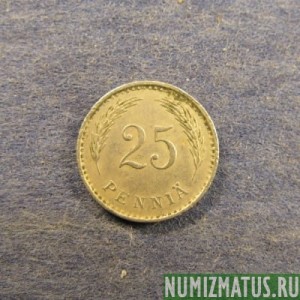 Монета 25 пенни, 1921-1940, Финляндия