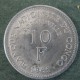 Монета 10 франков, 1965 (b), Конго Дем. Республика