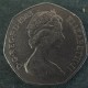 Монета 50  пенсов, 1982-1984, Великобритания