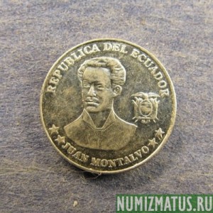 Монета 5 центавос, 2000-2003, Эквадор