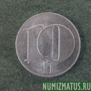 Монета 10 гелеров, 1991-1992, Чехословакия