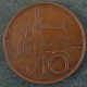 Монета 10 корун, 1993-2013, Чехия