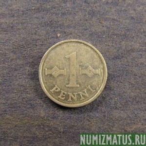 Монета 1 пенни, 1969-1979, Финляндия