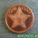 Монета 1  цент, 1985-1999, Багамы