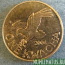 Монета 1 квача, 2004, Малави