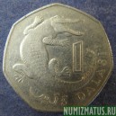 Монета 1 даласи, 1987, Гамбия