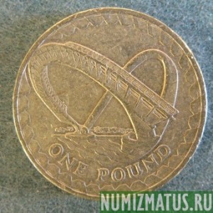 Монета 1 фунт, 2007, Великобритания