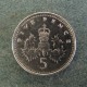 Монета 5 пенсов, 1998-2008, Великобритания