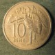 Монета 10 сене, 1974- 2000, Самоа
