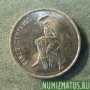 Монета 5 центавос, 1989, Доминиканская республика