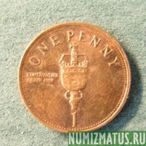 Монета 1 пенни, 2005-2010, Гибралтар