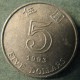 Монета 5  долларов, 1993-2013, Гонконг