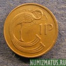 Монета 1 пенни, 1971-1988, Ирландия