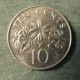 Монета 10 центов, 1992-2012, Сингапур