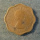 Монета 2 цента, 1955-1957, Цейлон