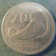 Монета 20 центов, 1986-1987, Фиджи